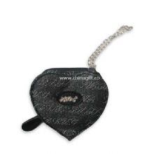 Black Polyester Heart Shape Purse China