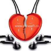 Heart shape Necklace design 8GB MP3 player
