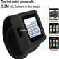Touch Screen Quad Band mobile phone watch small pictures