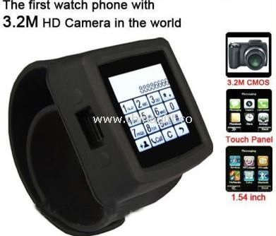 Touch Screen Quad Band mobile phone watch