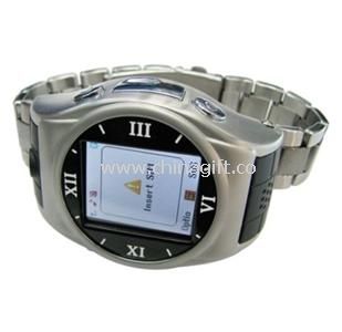 Quadband watch mobile phone with camera