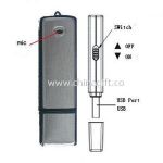 2GB USB voice recorder with transparant plastic box small picture