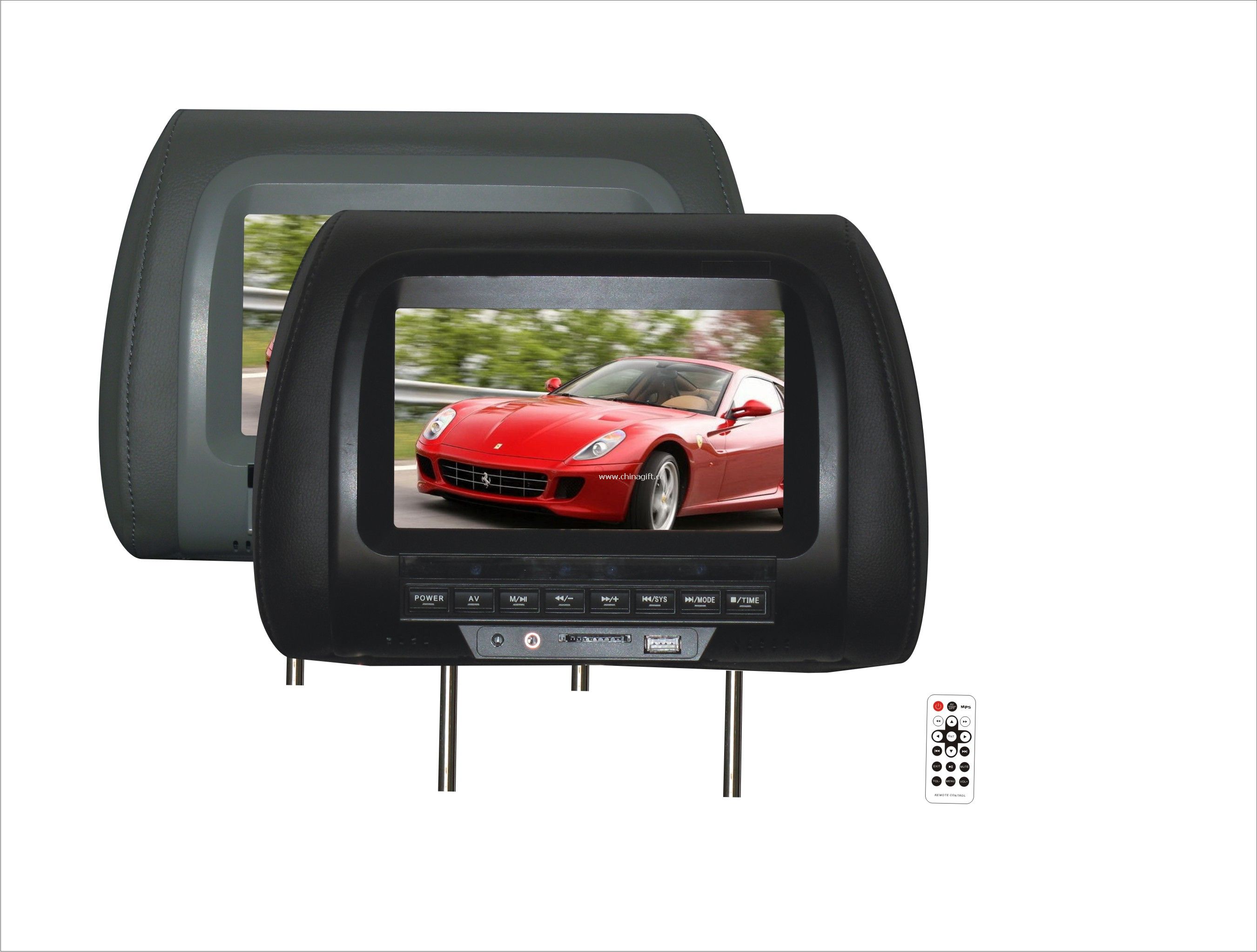 7 inch Headrest monitor with mp5 usb sd