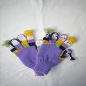 children knitted gloves