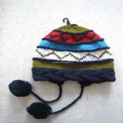 Hand knitted hat