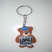 3D key chain made of PVC