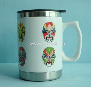 Stainless Steel Ceramic Mug