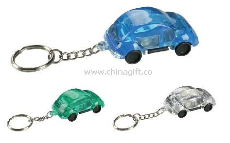 Mini car LED key chain