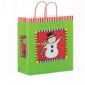 Snow Christmas Polyester Shopping Bag small pictures