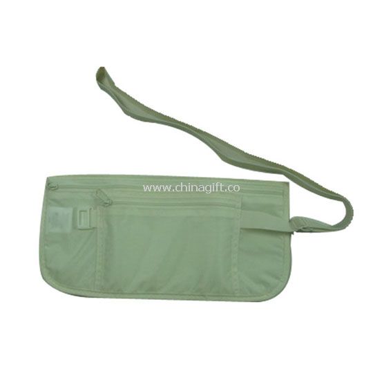 Light Green Polyester Cosmetic Bag