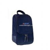 navy polyester cosmetic bag