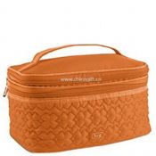 orange Polyester Twill make-up bag