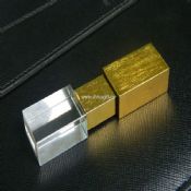 Crystal 3D logo USB flash drive