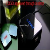 Novelty USB Hub with Mirror logo