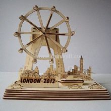 DIY Solar Wooden Toy--london eye China