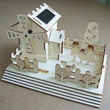 Plywood Solar Windmill House