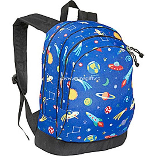 blue school bag