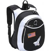 black polyester backpack bag