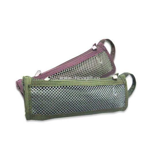 Grey PVC Pencil Bag