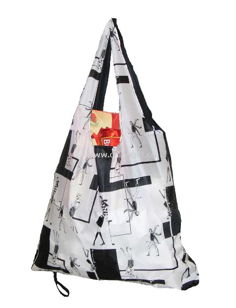 190T polyester shopping bag