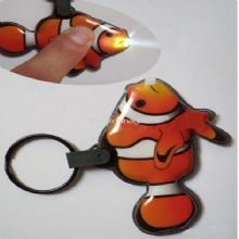 Fish shape LED keychain China