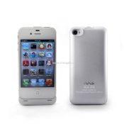 External Rechargeable Battery Case Power Skin for iPhone 4/4S 1350MAH