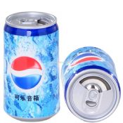 portable mini speaker like Pepsi coke with mp3 player, FM radio