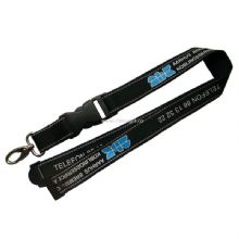 Polyester with Reflective strip lanyard China