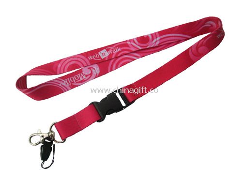 Slippy Polyester Sublimation Lanyard