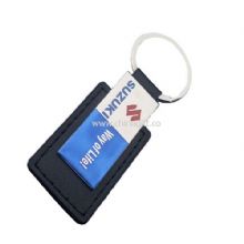 PU leather with zinc alloy keychain China