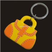 Bag Shape Leather Keychain