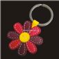 Flower Shape Leather Keychain small pictures