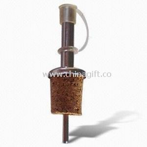 stainless steel and cork Bottle Pourer