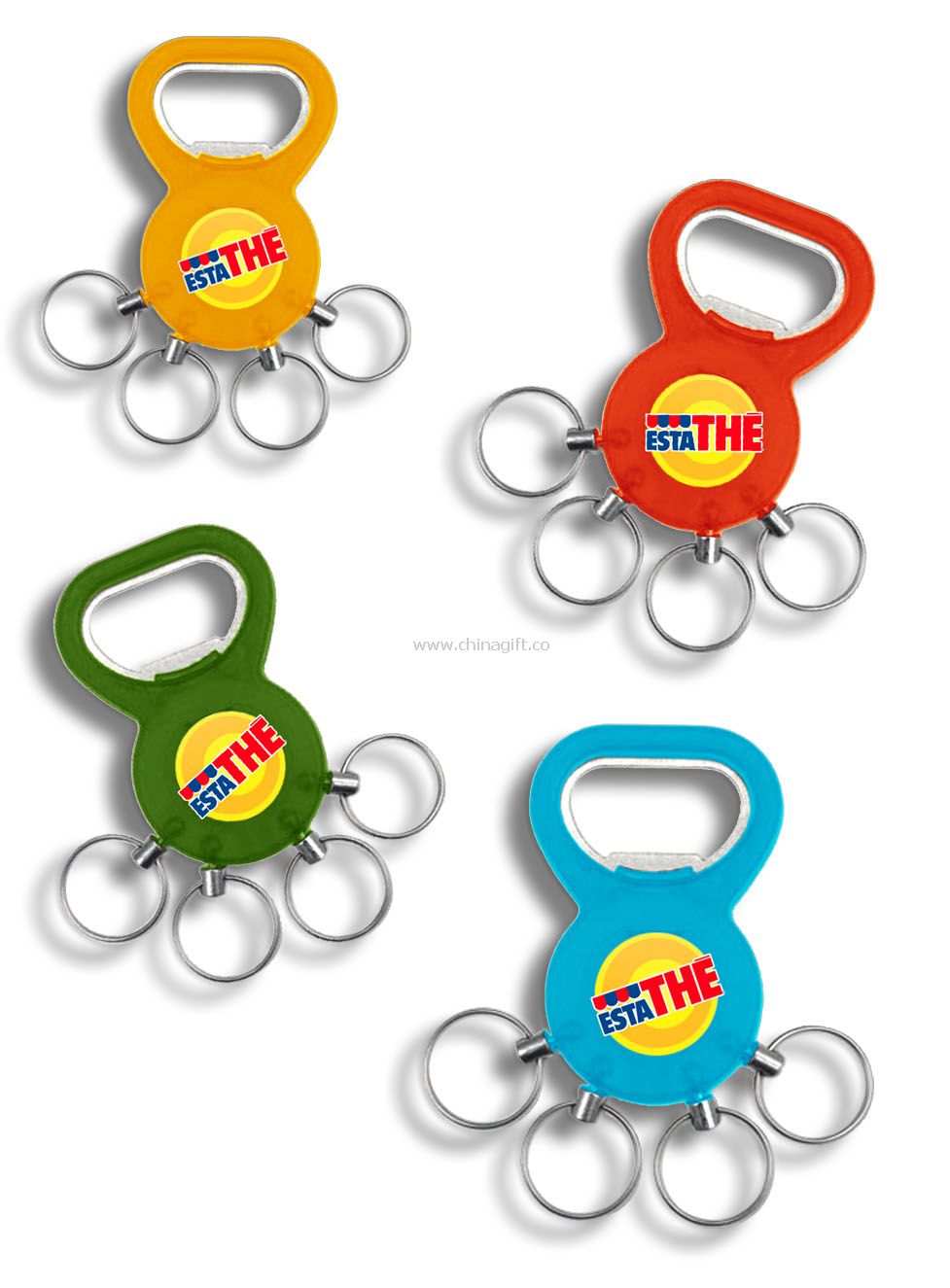 ABS Bottle Opener Keyring