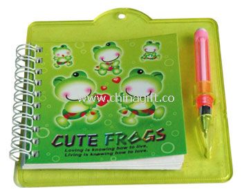 Gift notebook with pen