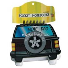 Pocket car shape notebook China