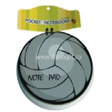 Pocket football shape notebook China