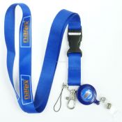 Lanyard with pull reel Card Holder