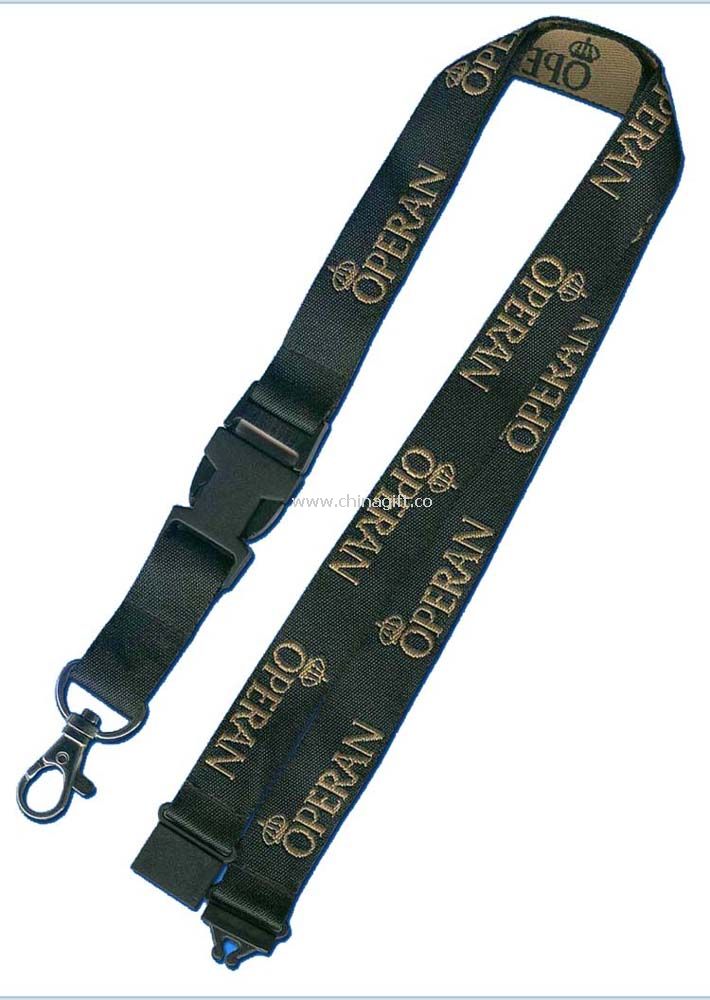 Woven polyester Lanyard