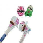 soft rubber Pencil Topper