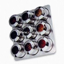 stainless steel Magnetic Spice Rack China