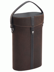 Leather And Suede Wine Carrier images