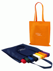 Saco de Tote do punho longo de non-Woven A4 images