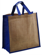 Bolsa de yute azul images