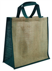 Green Jute Carry Bag images