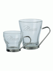 Oslo Glass Cappuccino Cup 235ml images