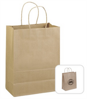 Brown Paper Shopper Bag images