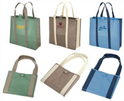 Snap Closure Shopping Tote images