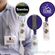 Einziehbare Name Badge Holder mit Metallclip images