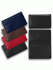Deluxe Leather Business Card Holder images